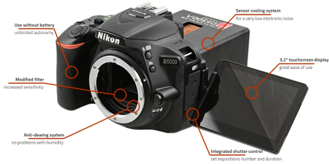 Illustration for article titled This Upgraded Nikon Chills the Sensor for Clearer Shots of the Stars